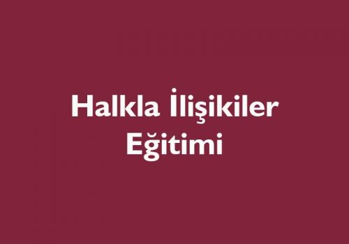 halkla ilişkiler eğitimi